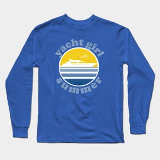 Yacht Girl Summer Long Sleeve T-Shirt